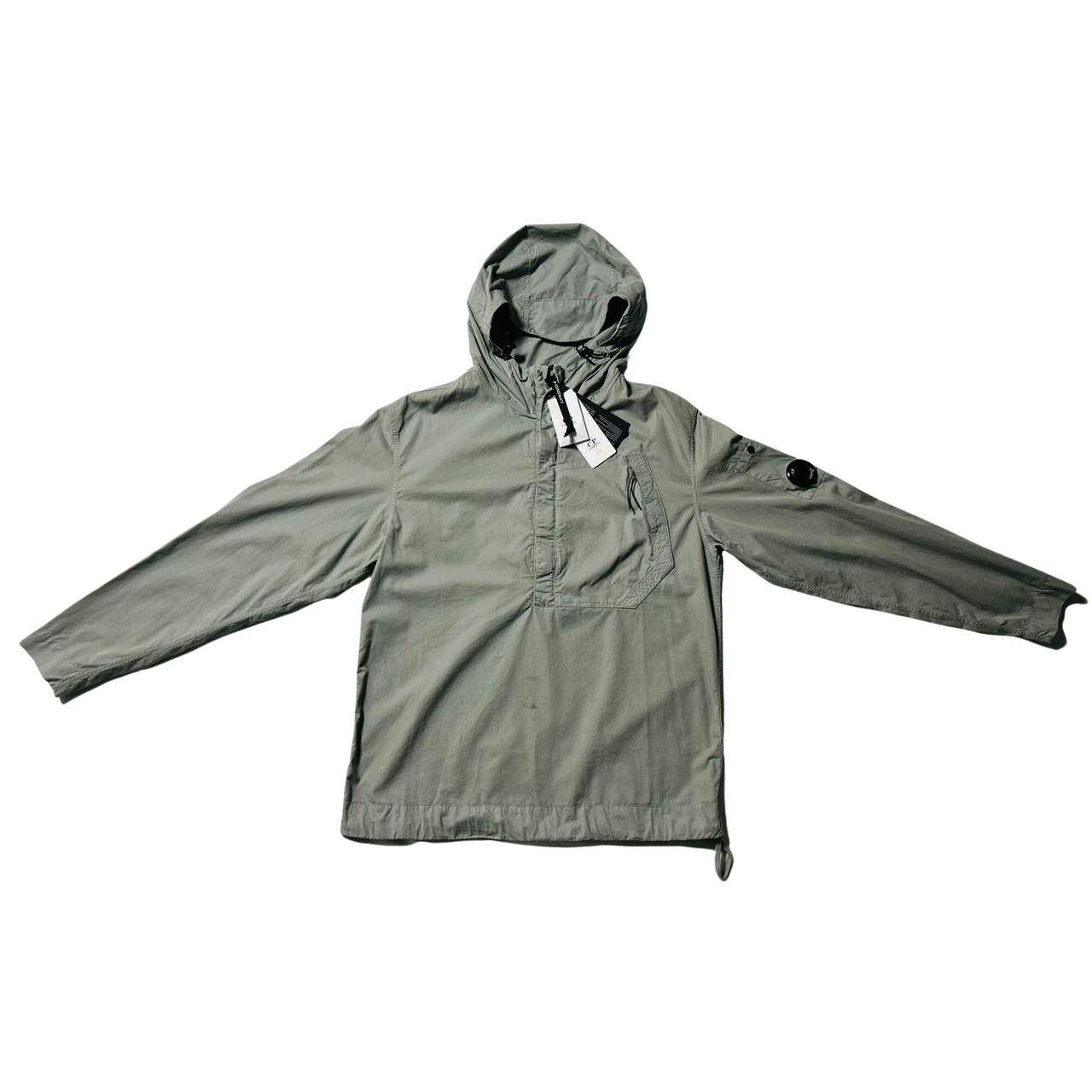 CP Company 'Griff Grey' Gab Hood Jacket