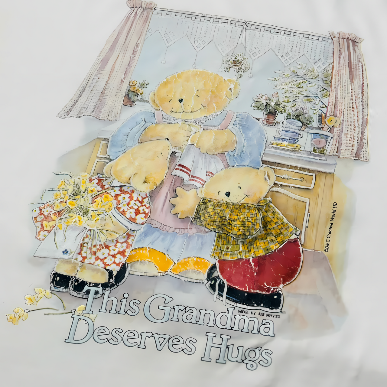 This Grandma Deserves a Hug Vintage Graphic T