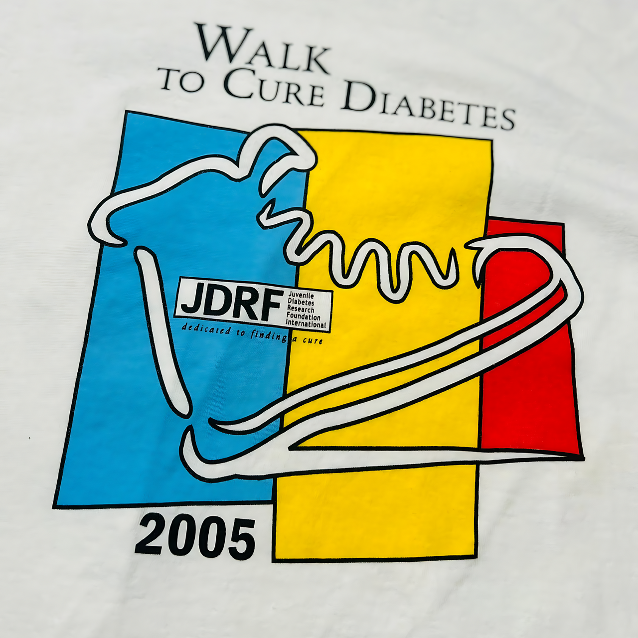 Diabetes Walk 2005 Vintage Graphic T