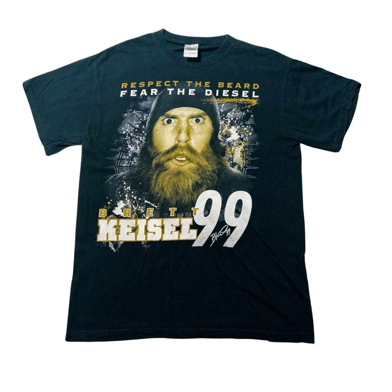 Brett Keisel Pittsburgh Steelers Vintage Graphic T