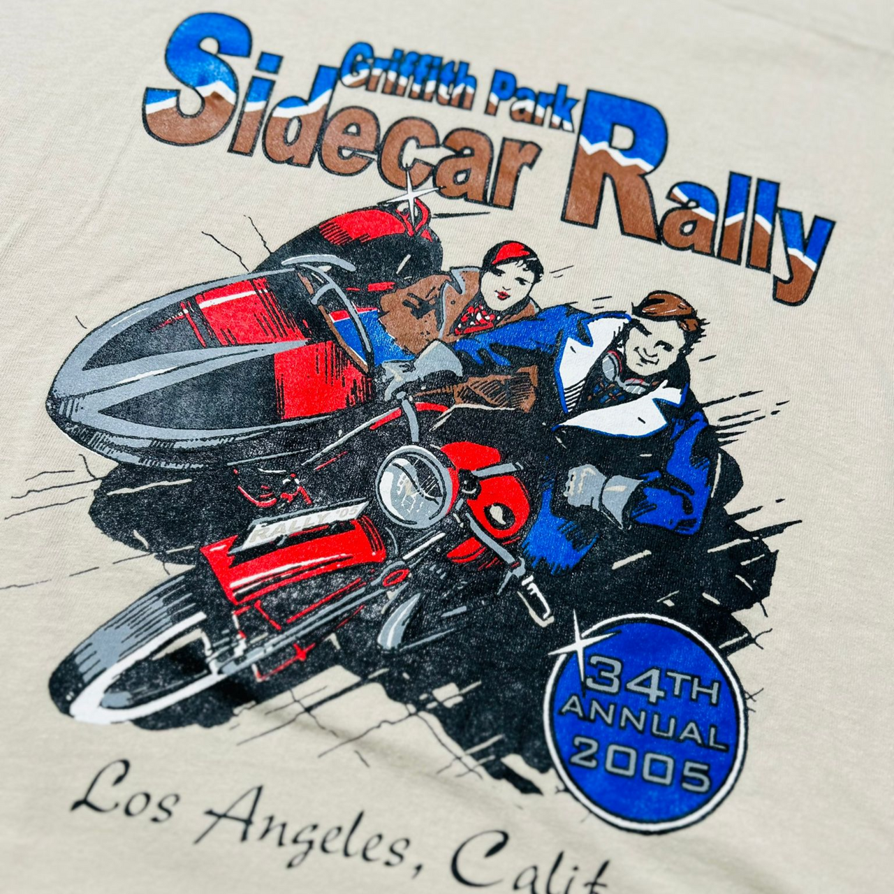 Griffith Park Sidecar Rally 2005 Vintage Graphic T