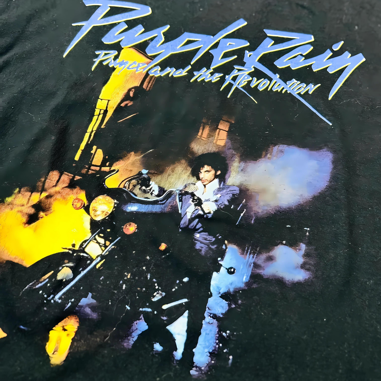 Prince Purple Rain Vintage Graphic T