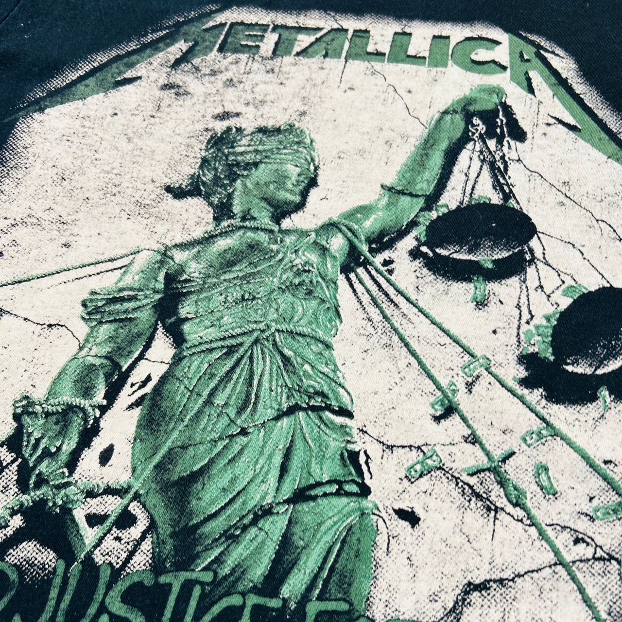 Metallica Justice For All Vintage Graphic T