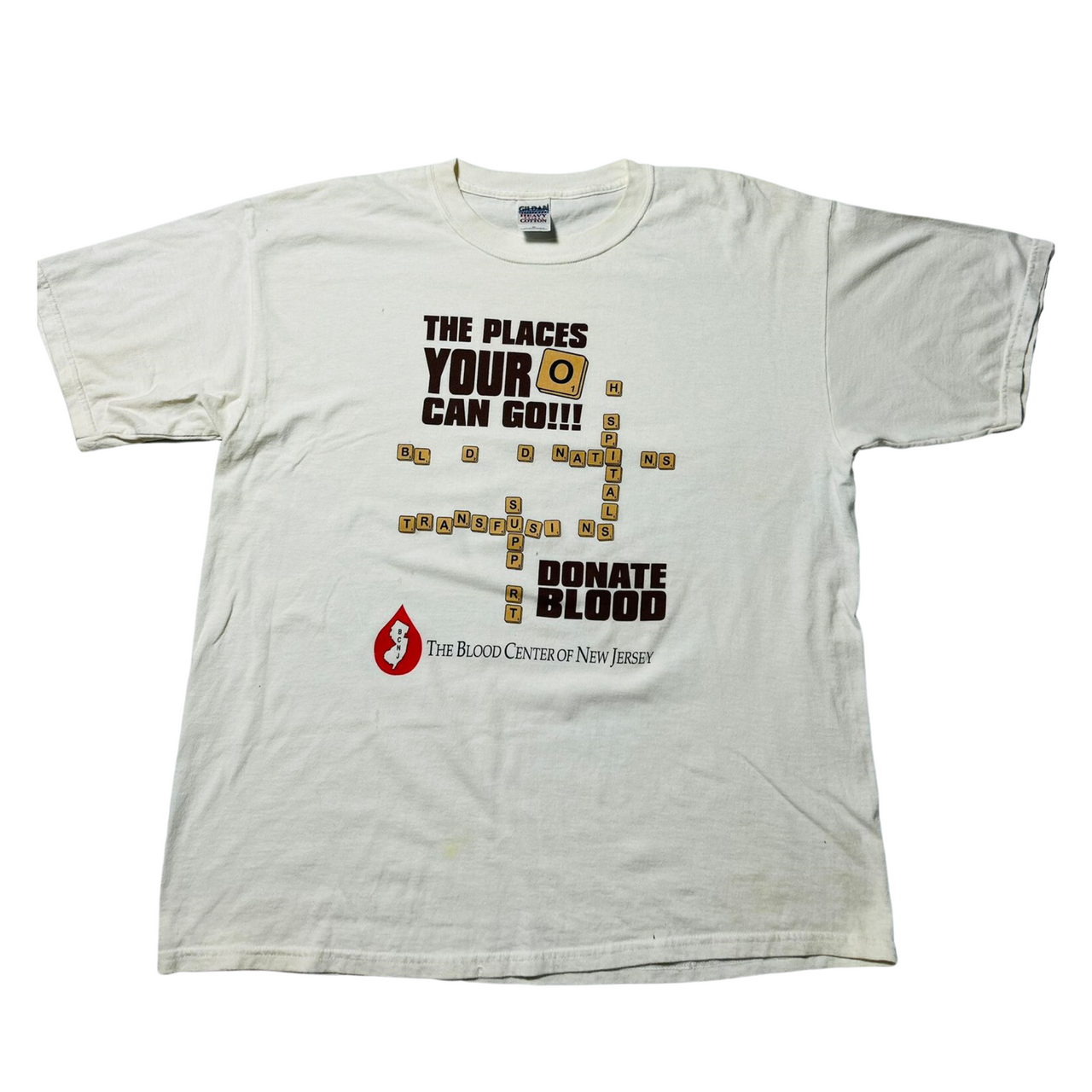 New Jersey Blood Drive Vintage Graphic T