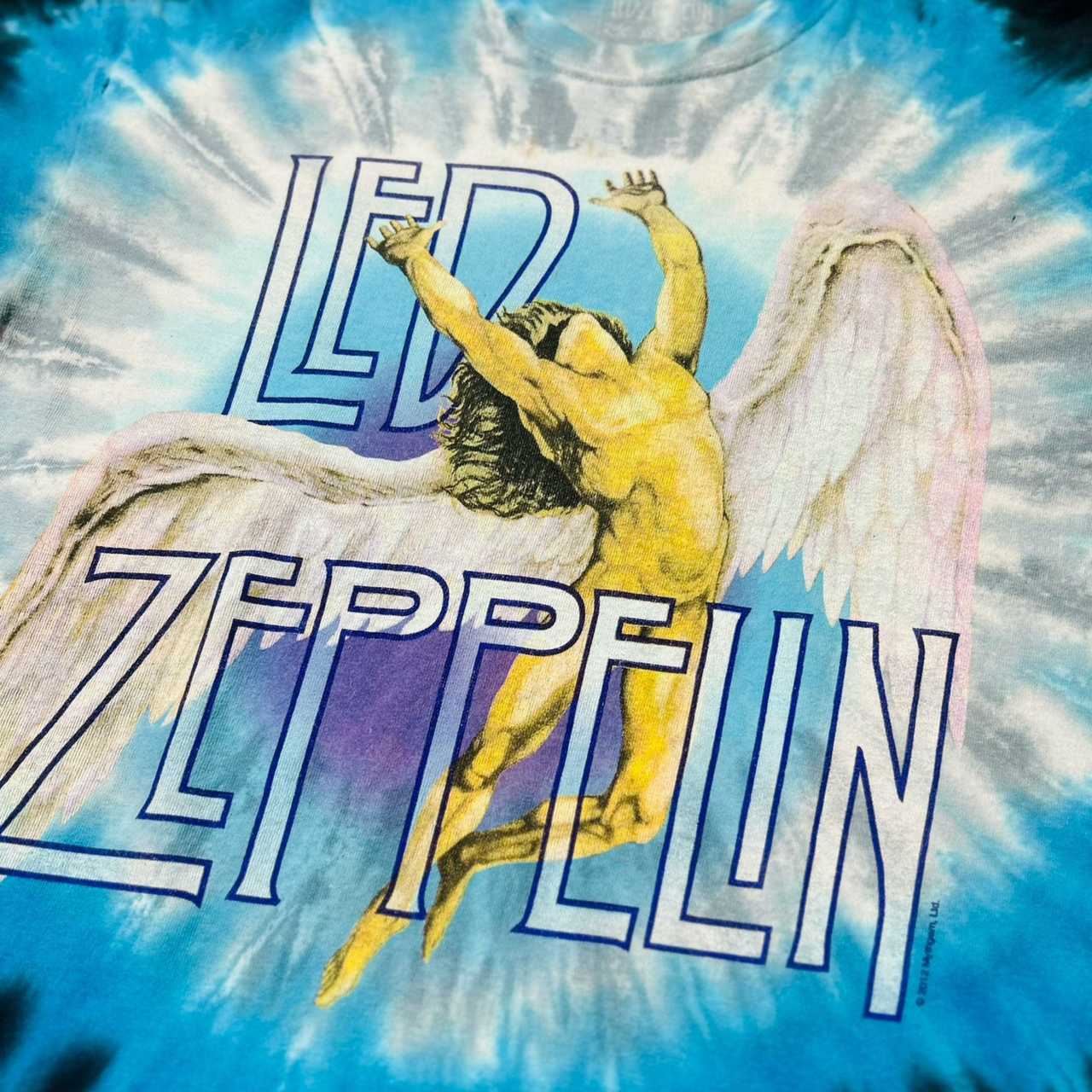 Led Zeppelin Tie Dye Vintage Graphic T