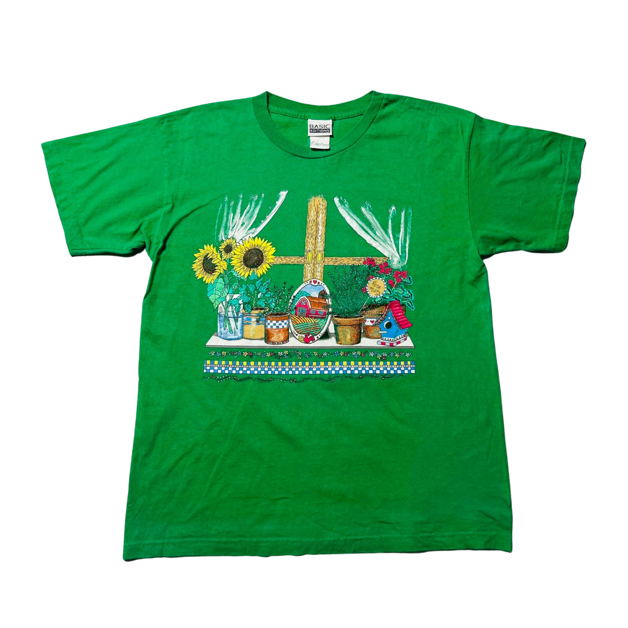 Green Garden Vintage Graphic T