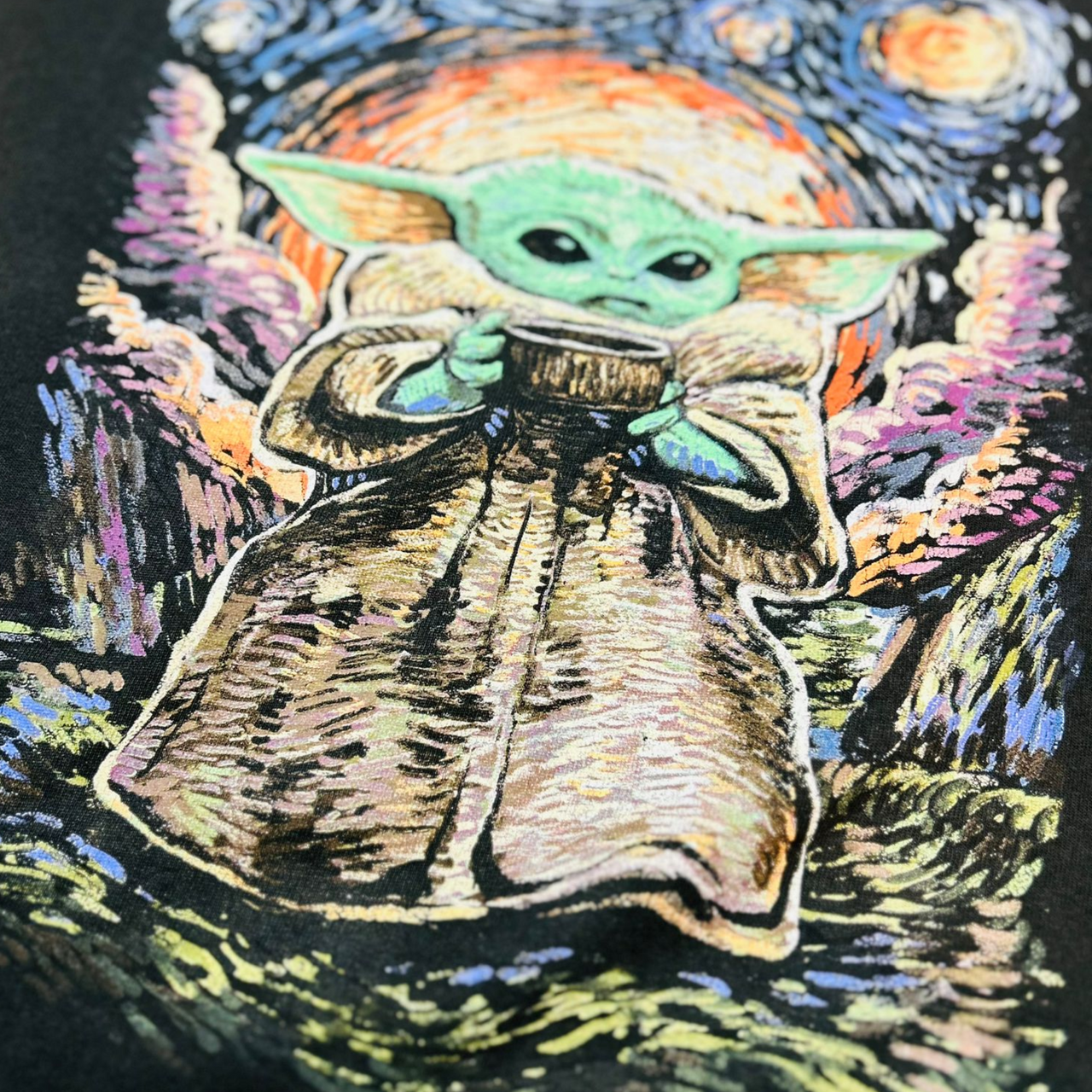 Baby Yoda Vintage Graphic T