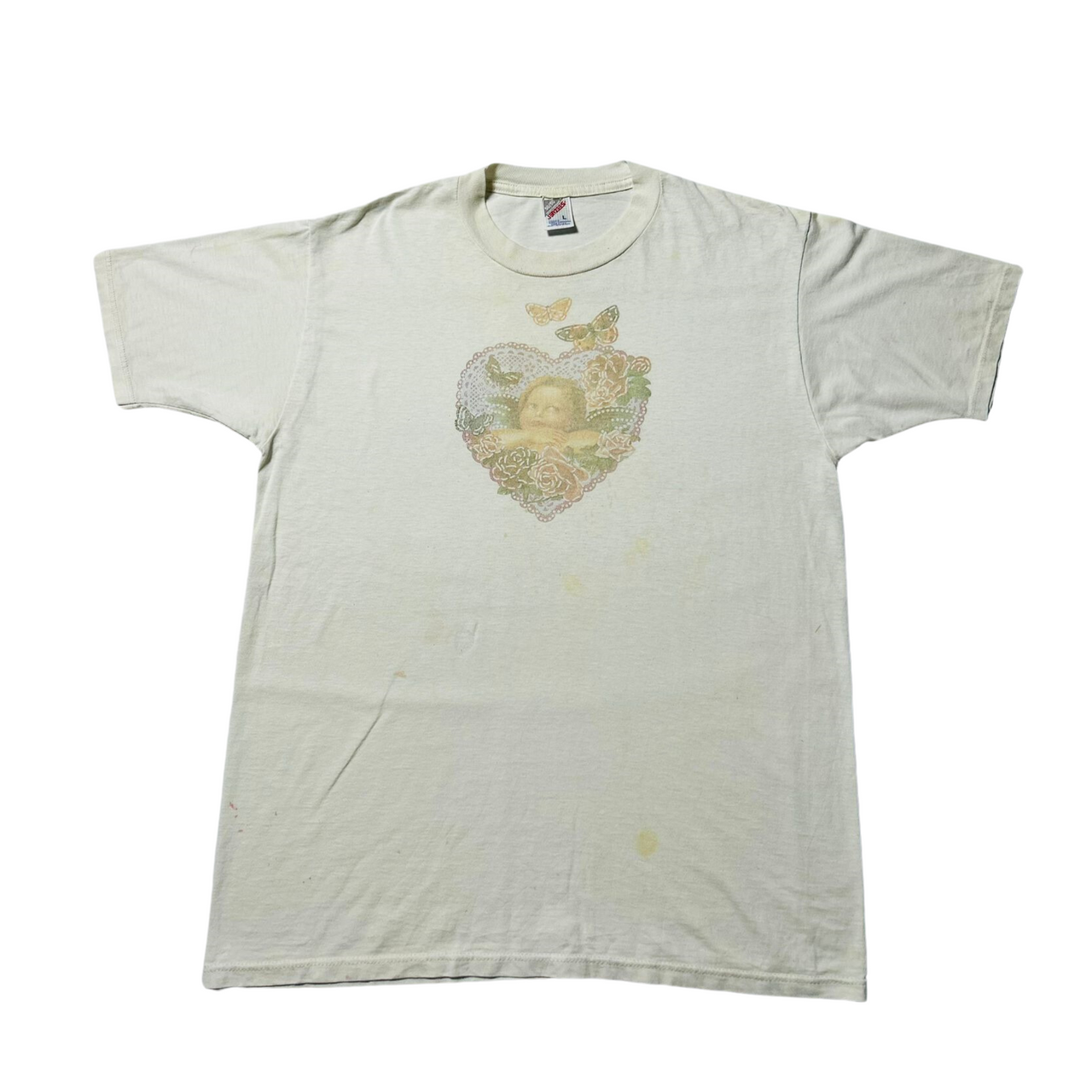 Distressed Angel Vintage Graphic T