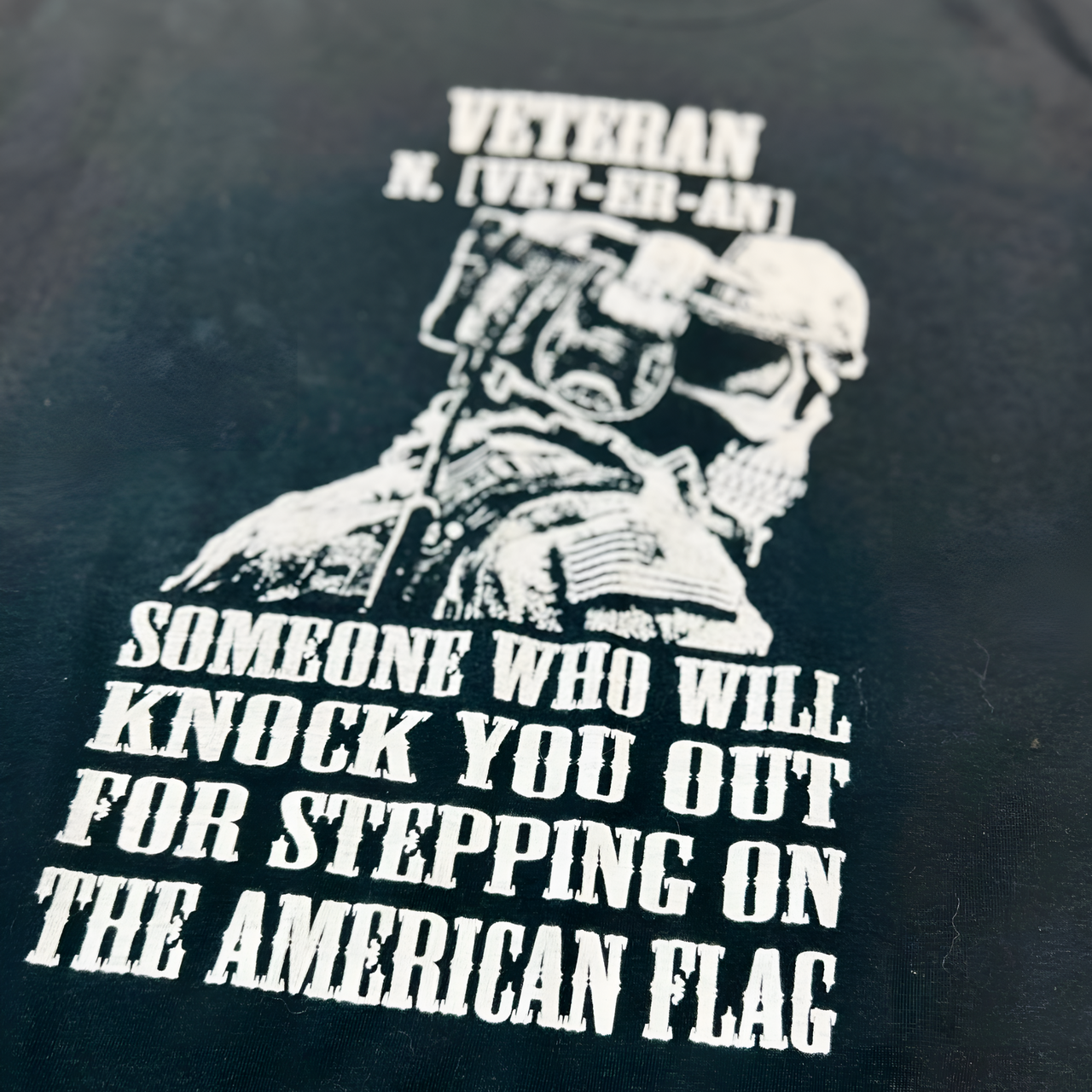 U.S Veteran Vintage Graphic T