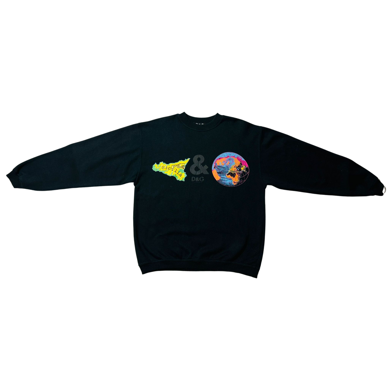 Vintage Black D&G Graphic Sweatshirt