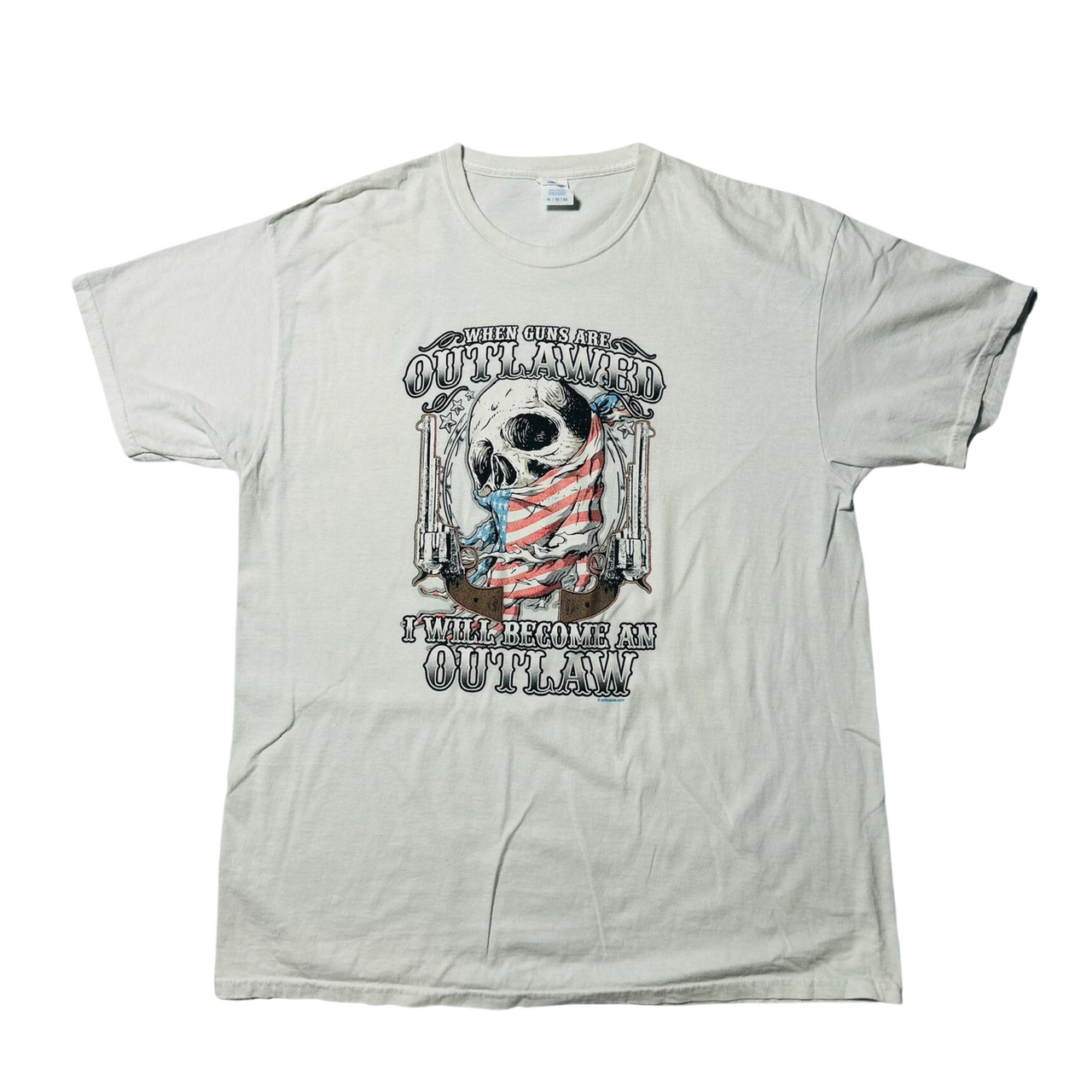 Skull Outlaw Vintage Graphic T