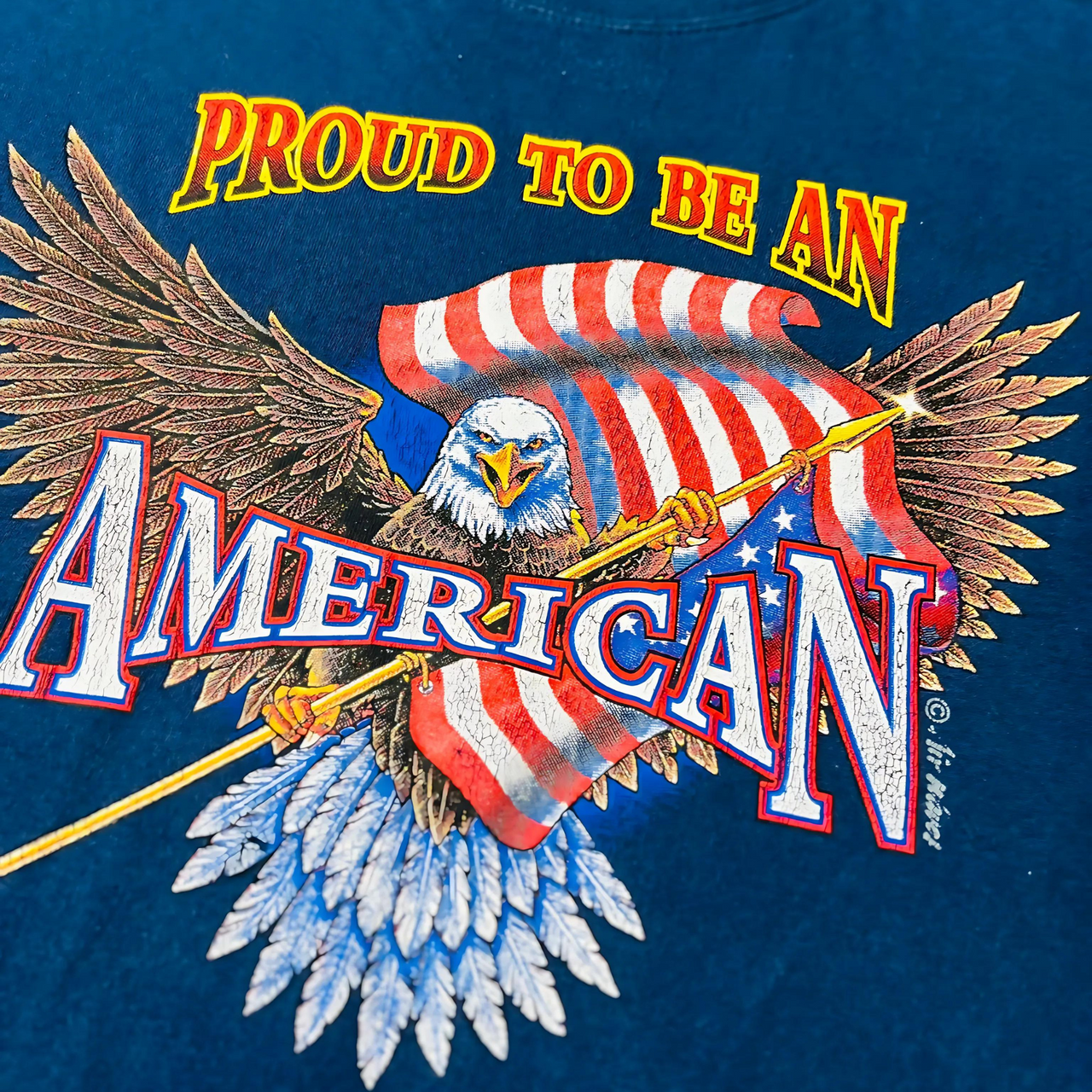 Proud to be an American Vintage Graphic T