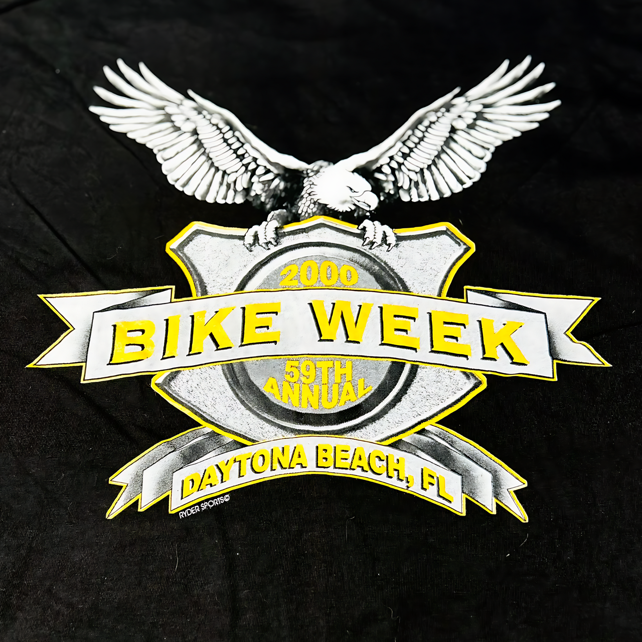 Hanes Beefy Bike Week 2000 Vintage Graphic T