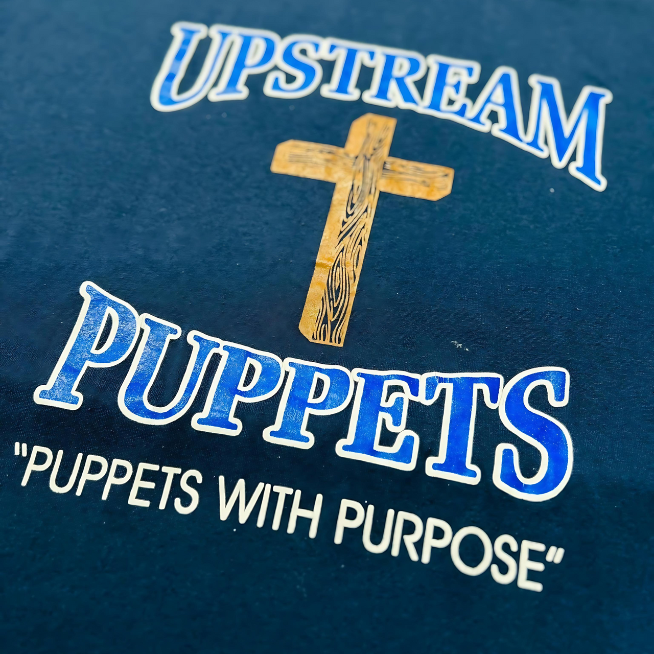 Upstream Puppets Vintage Graphic T