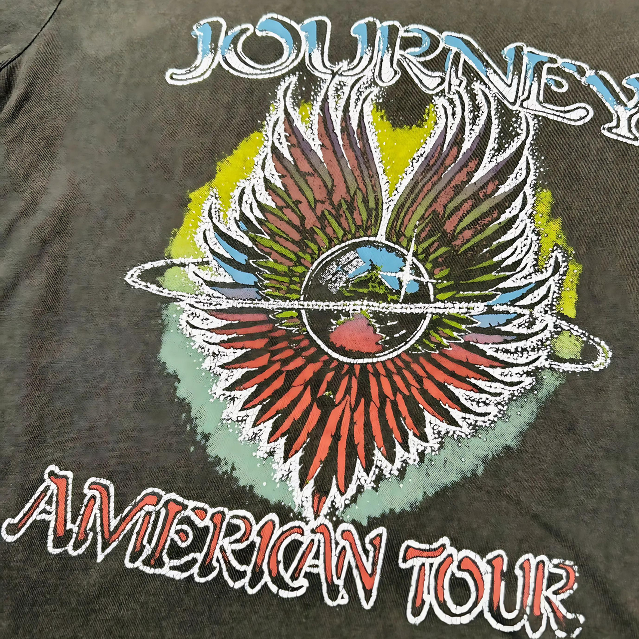 Journey American Tour Vintage Graphic T