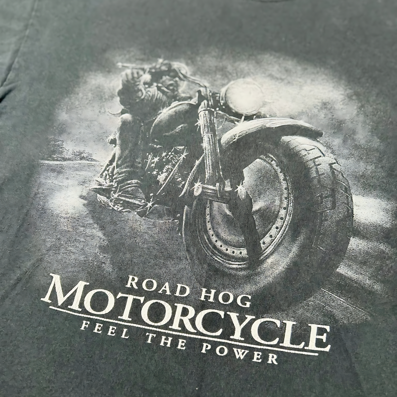 Road Hog Motorcycle Heavyweight Vintage Graphic T