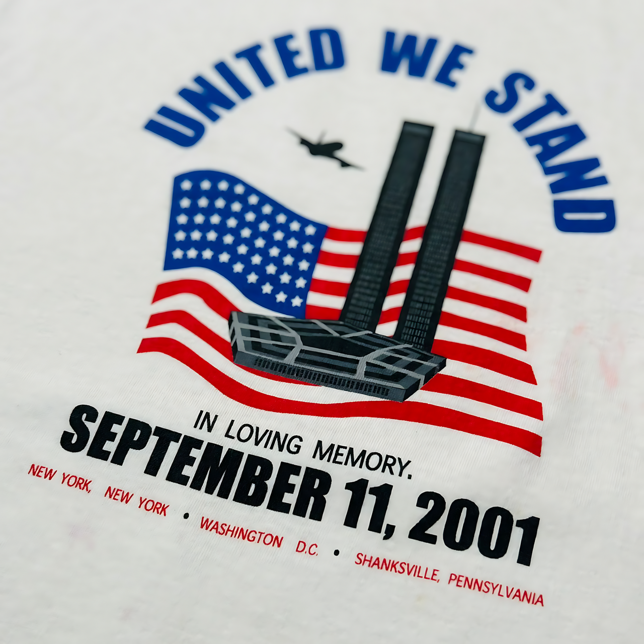 United We Stand Memorial Vintage Graphic T