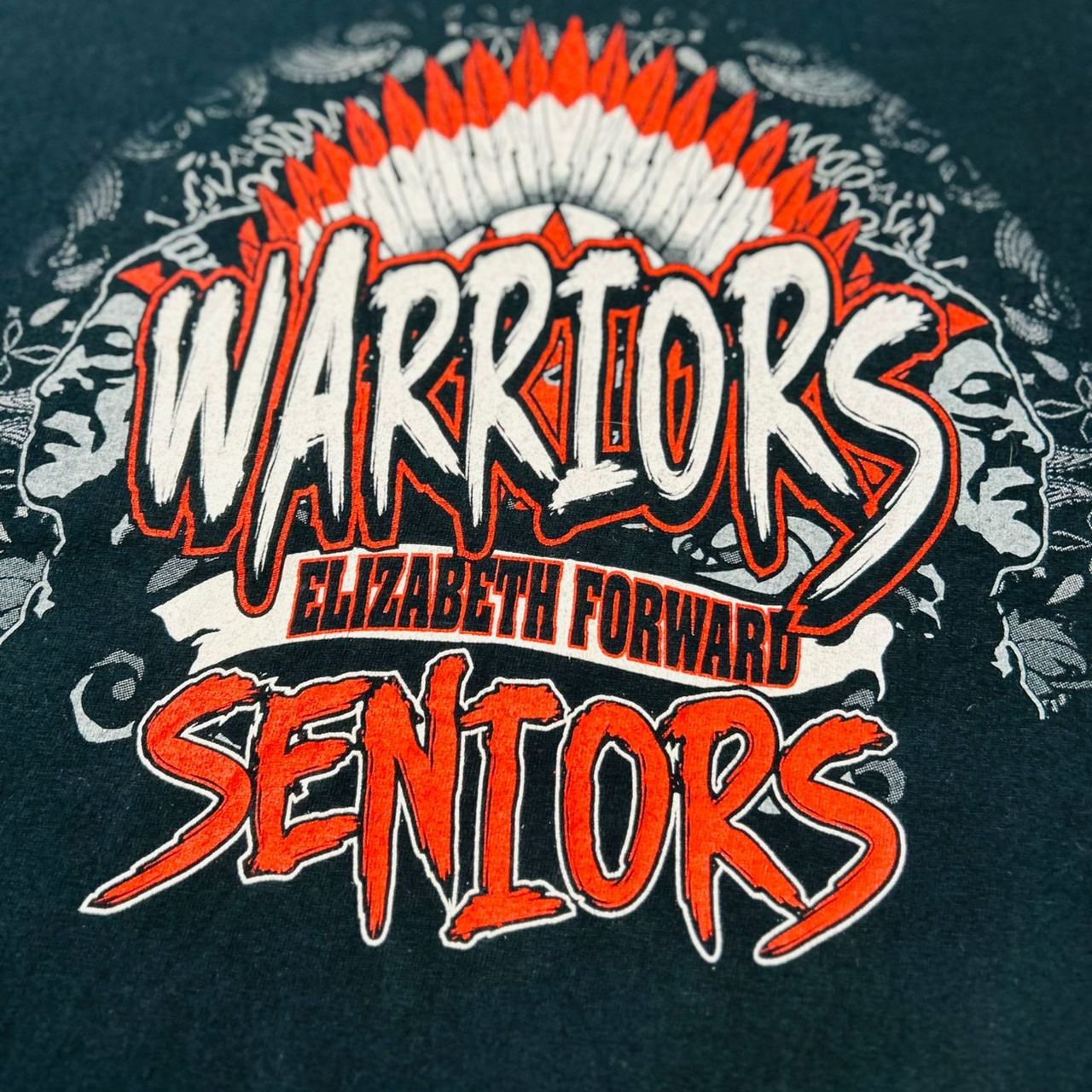 Warriors Seniors U.S Heavyweight Vintage Graphic T