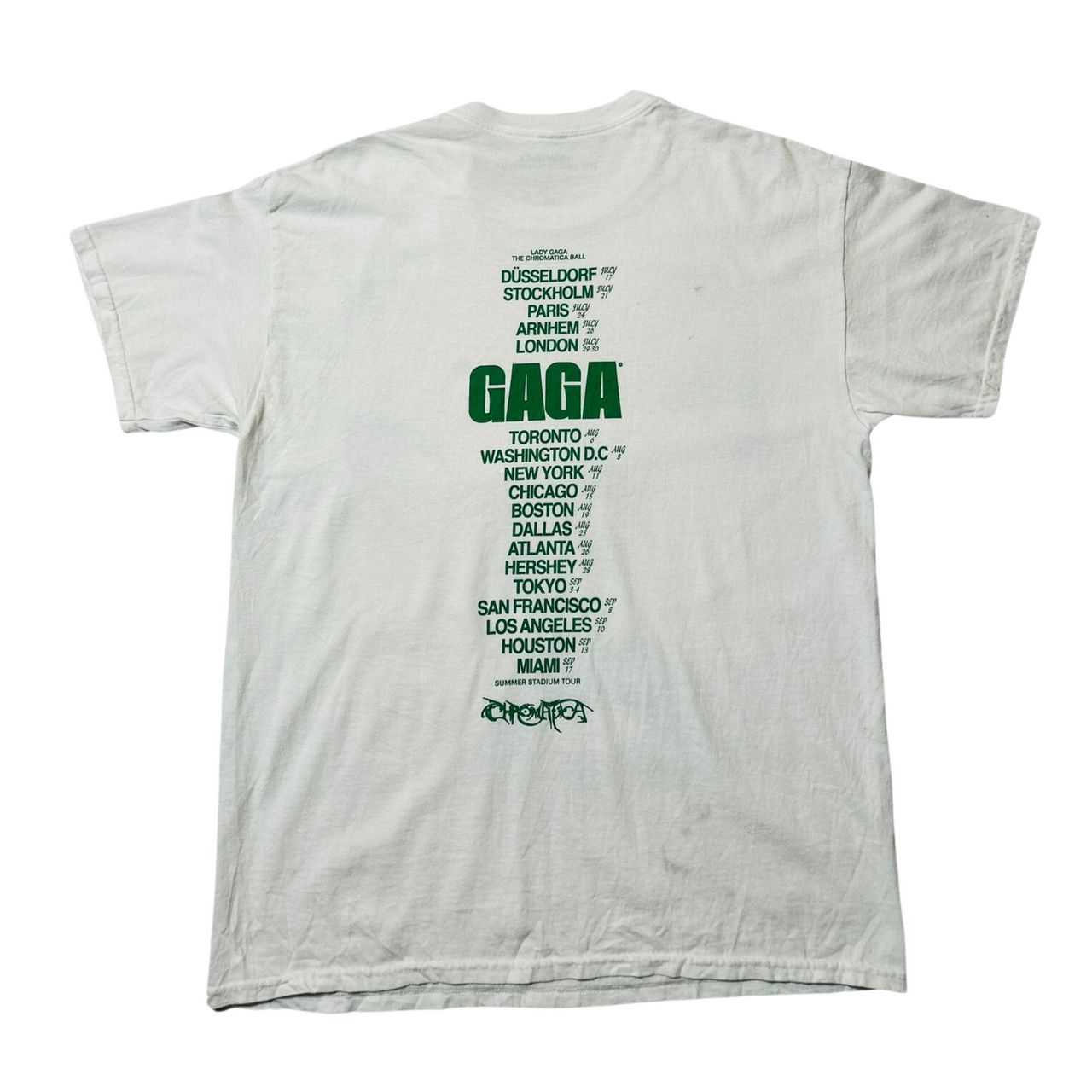 Lady Gaga 2022 Tour Vintage Graphic T