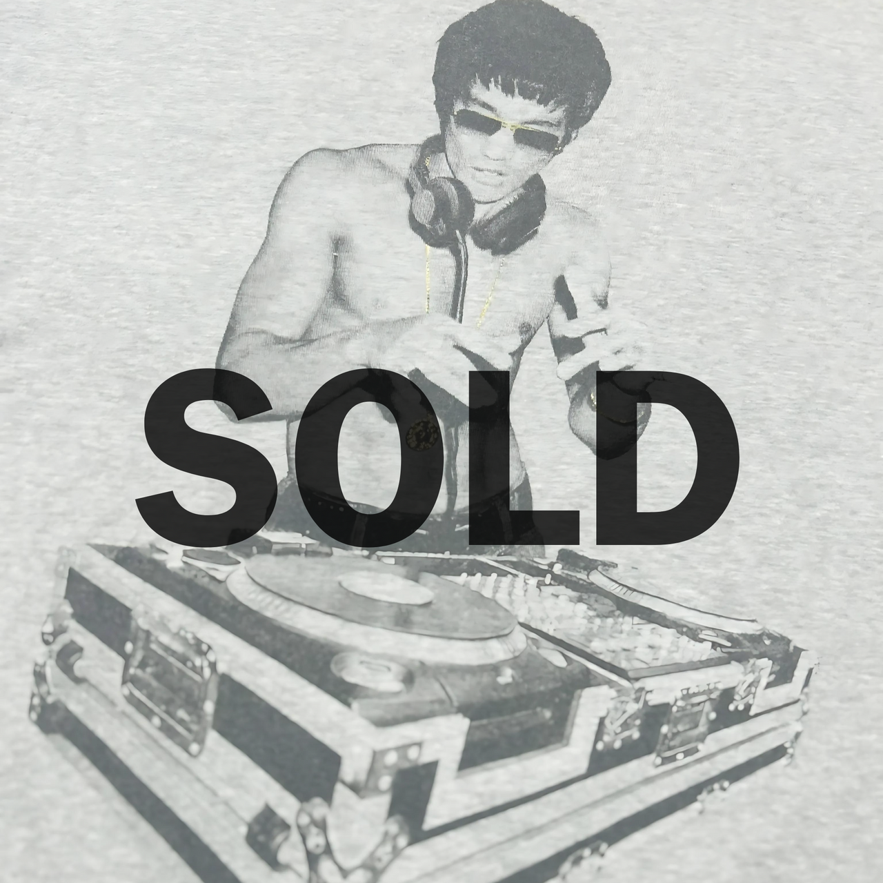 Bruce Lee DJ Vintage Graphic T