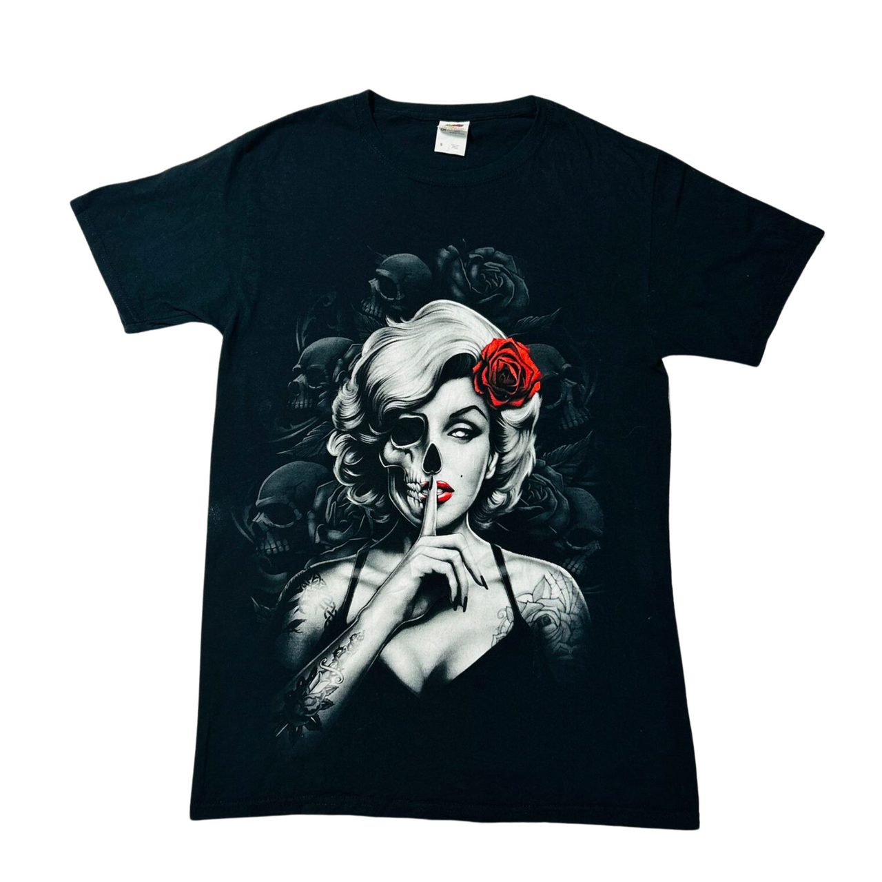 Marilyn Monroe Skull Vintage Graphic T